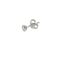 Orecchini punto luce in oro bianco 18 kt con diamanti naturali G IF – Donna – 0.14 ct totali – 1.20 g - IP.OK18B/7D